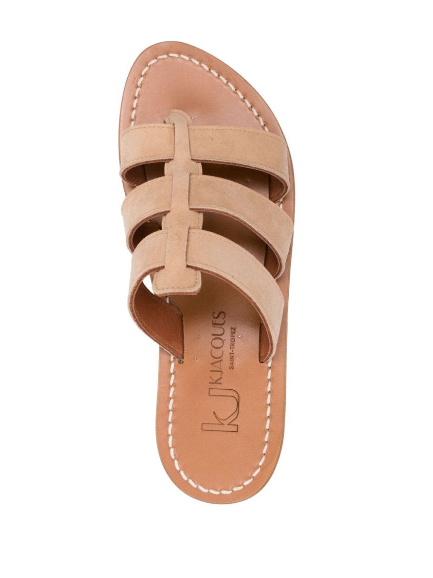 Beige Slip-On Sandals 3
