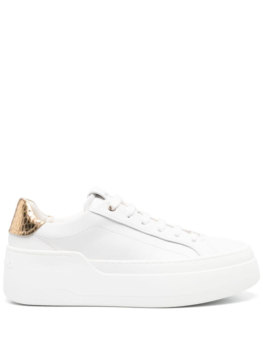 White Leather Sneakers 1