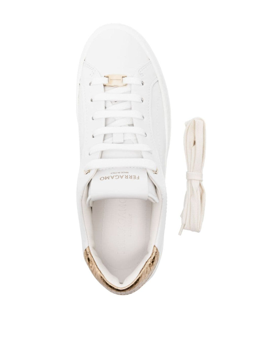 White Leather Sneakers 2