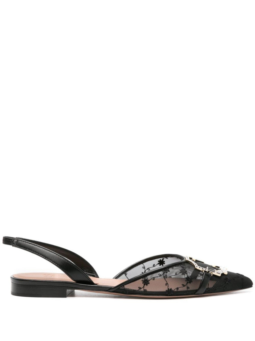Black Slingback Ballet Flats 1