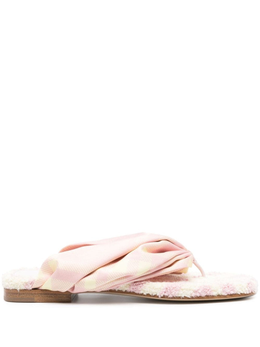 Pink Slip On Sandals 1