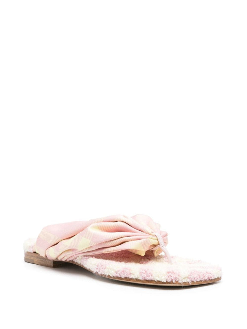 Pink Slip On Sandals 3