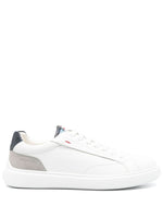 White Lace-Up Sneaker 1