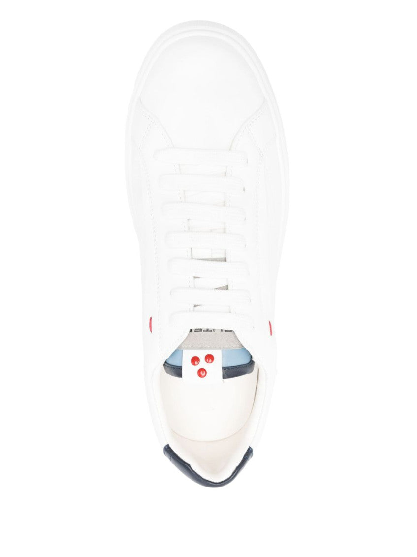 White Lace-Up Sneaker 3