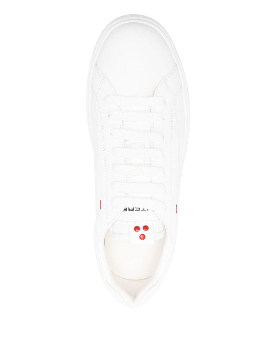 White Lace-Up Sneaker 2