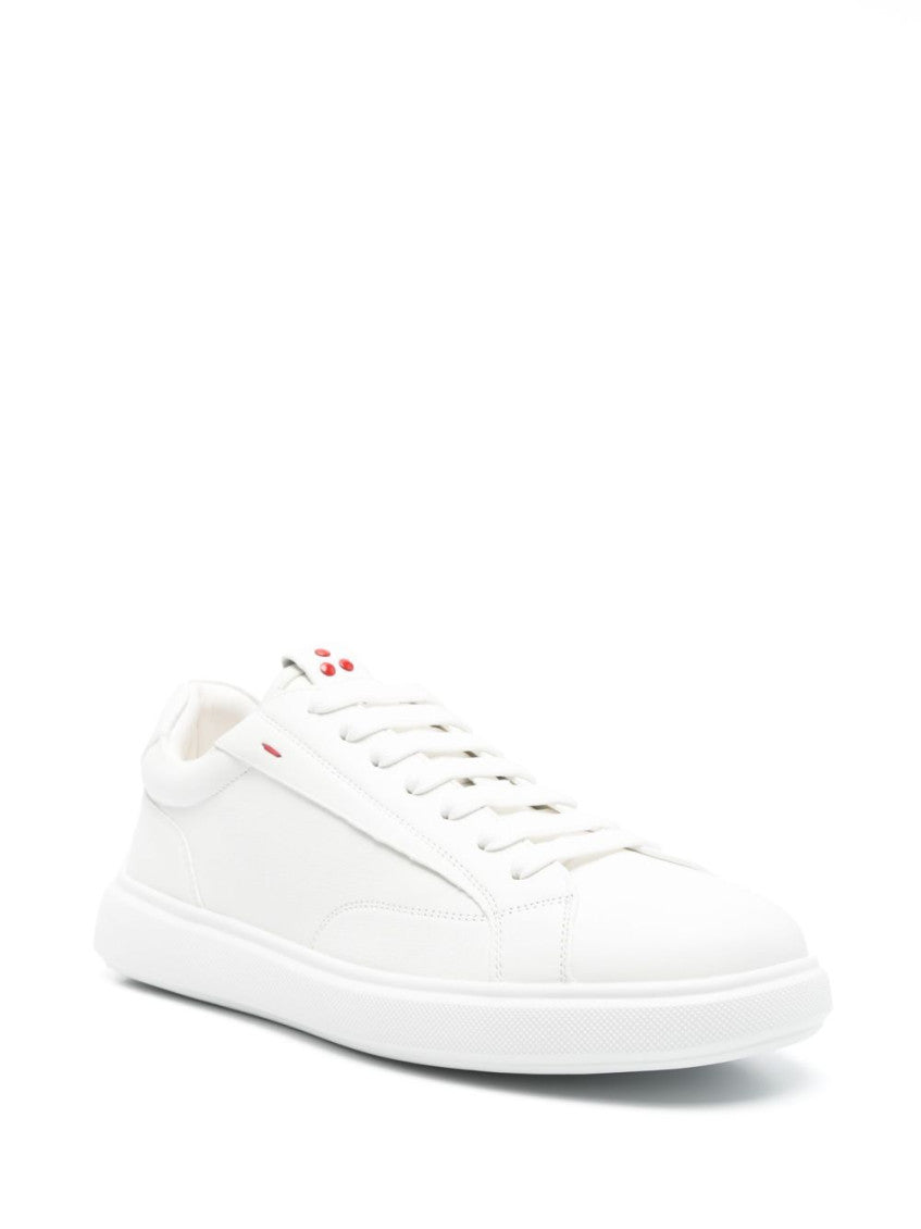 White Lace-Up Sneaker 4