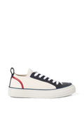 White Color Block Sneaker 1