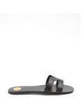 Black Slip-on Flats 1