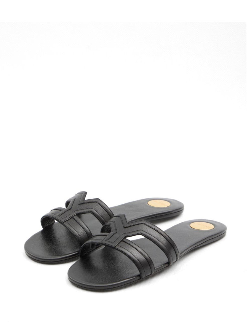 Black Slip-on Flats 2