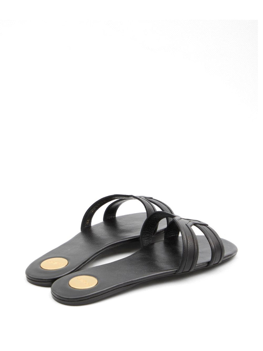 Black Slip-on Flats 4