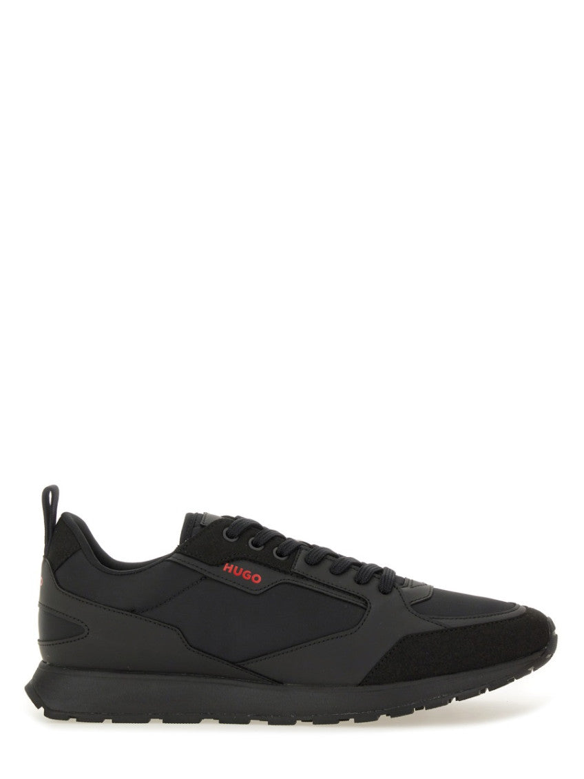 Black Lace Up Sneakers 1