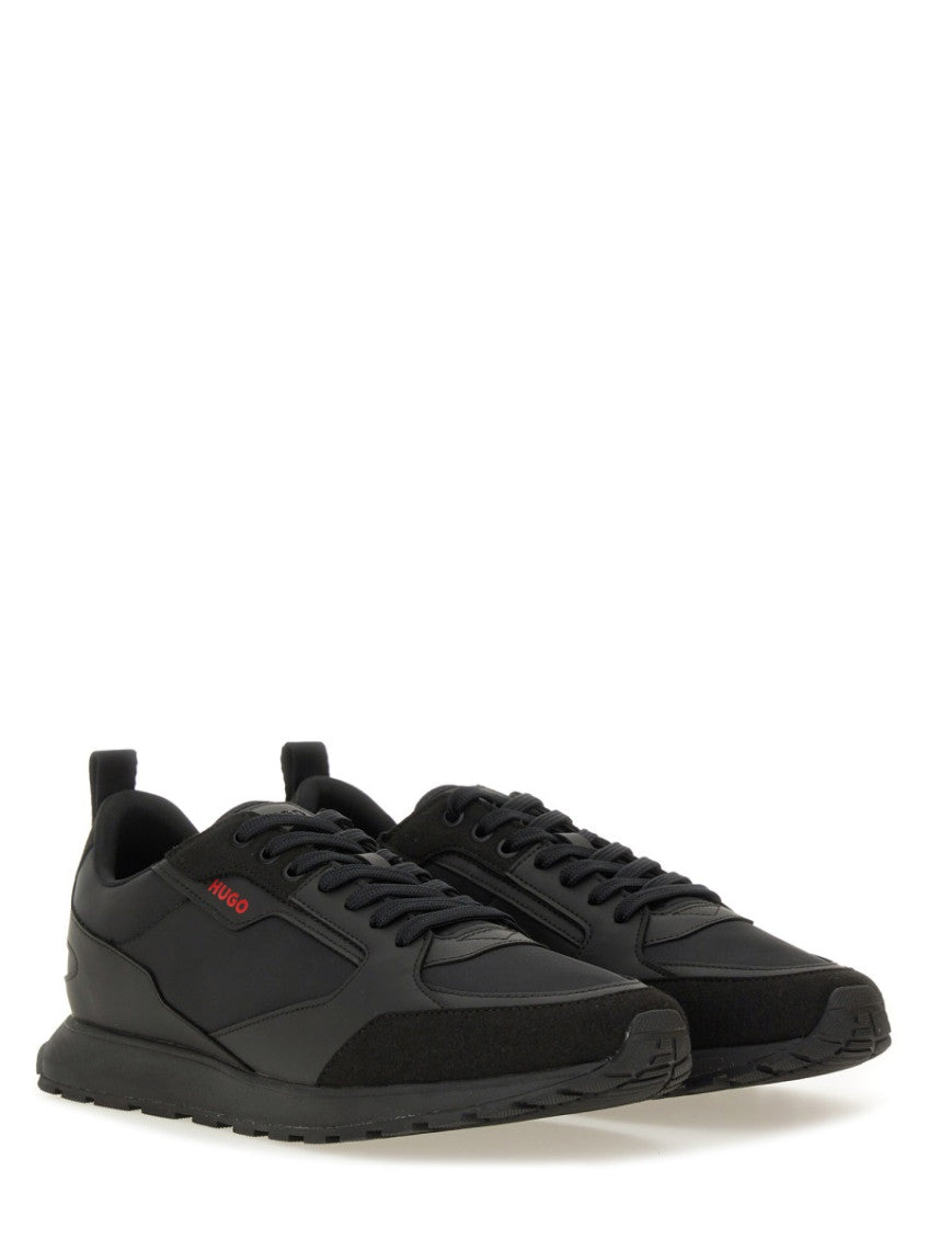 Black Lace Up Sneakers 2