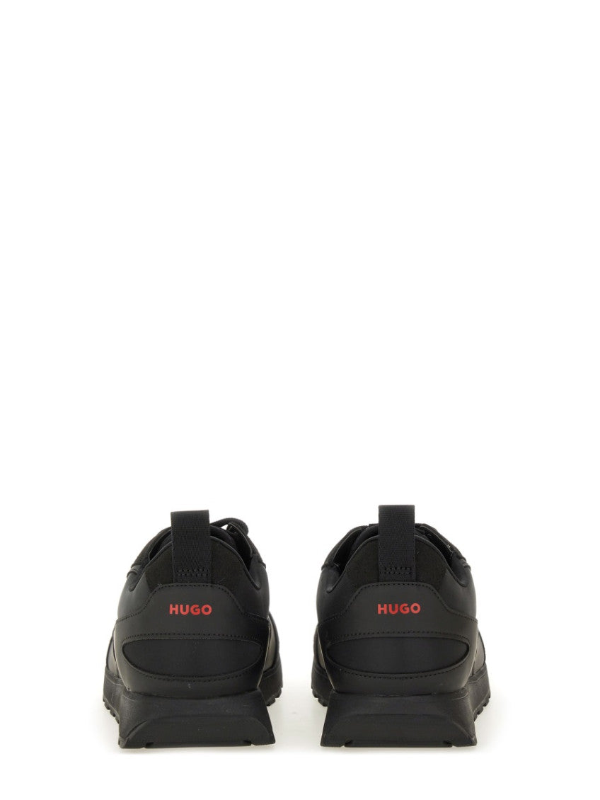Black Lace Up Sneakers 3