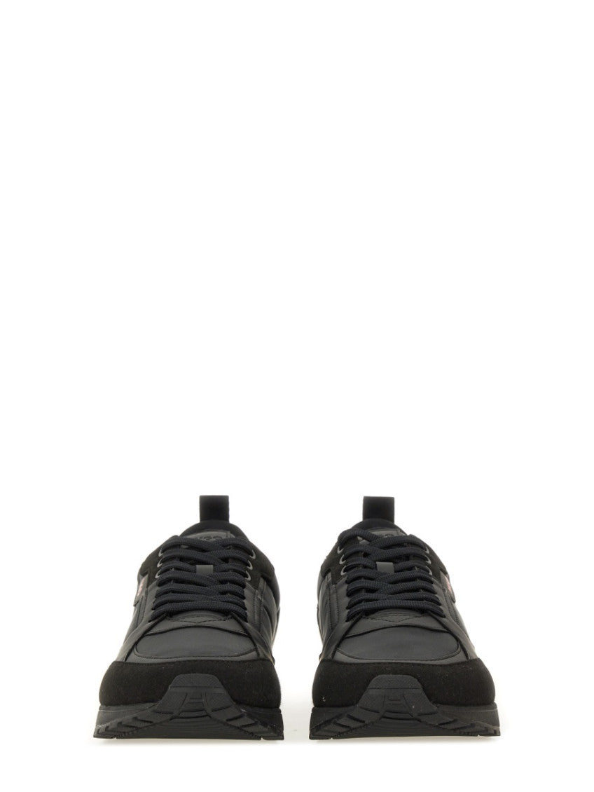 Black Lace Up Sneakers 4