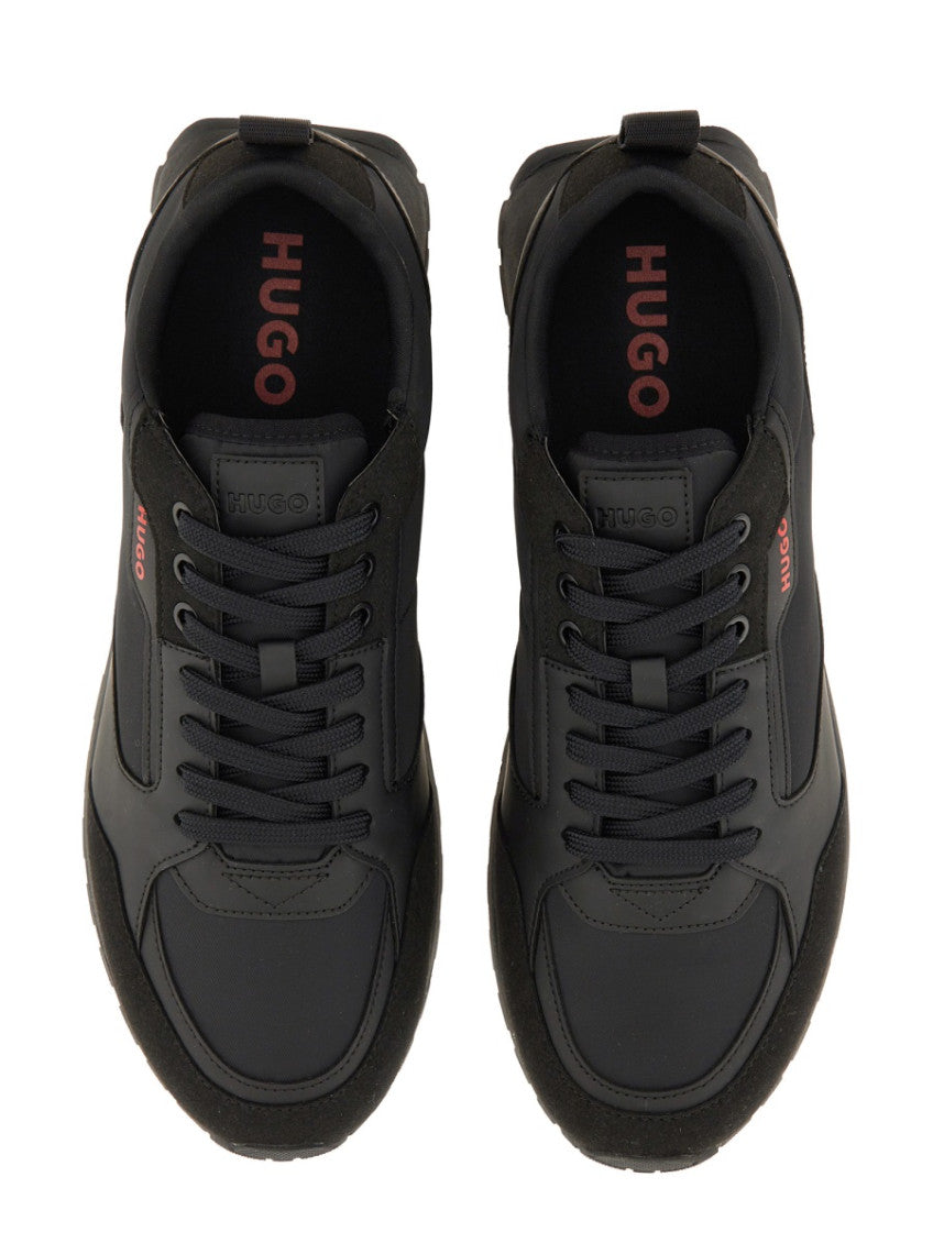 Black Lace Up Sneakers 5