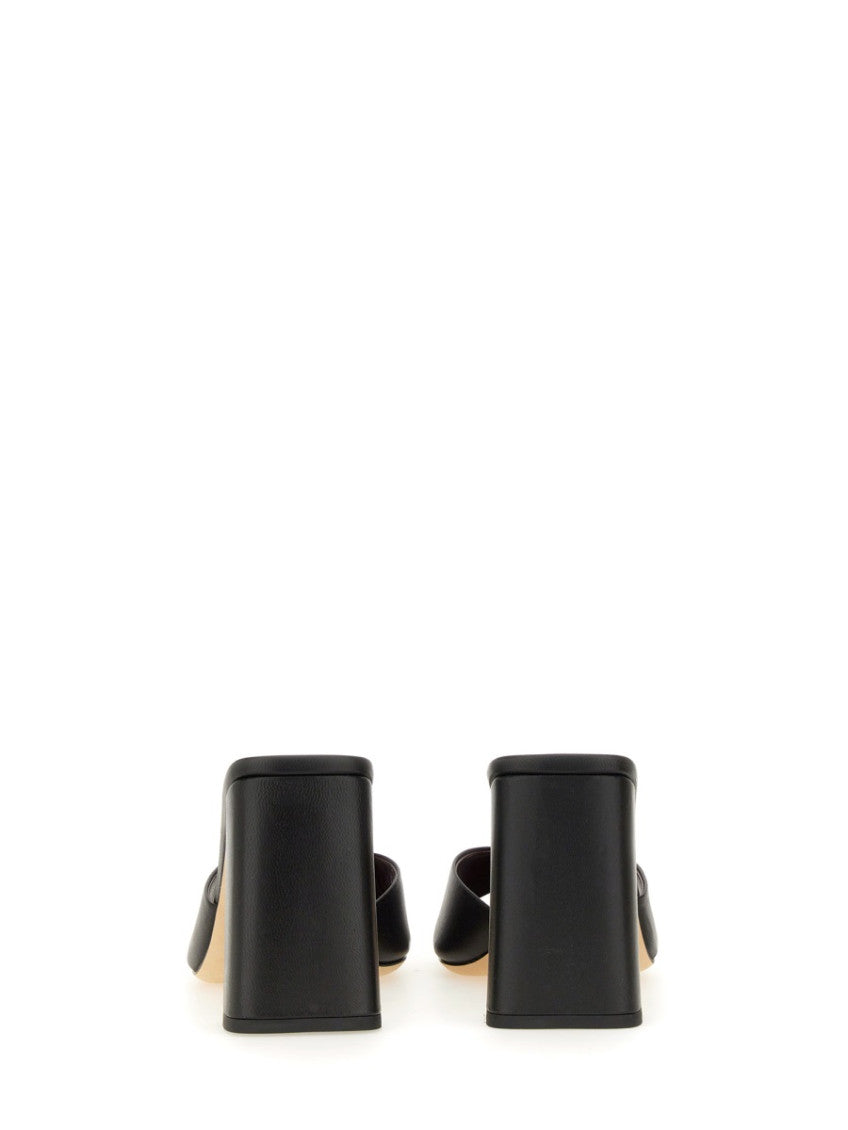 Black Leather Heel 3