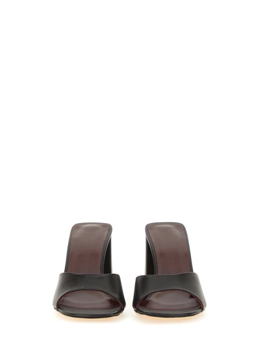 Black Leather Heel 4