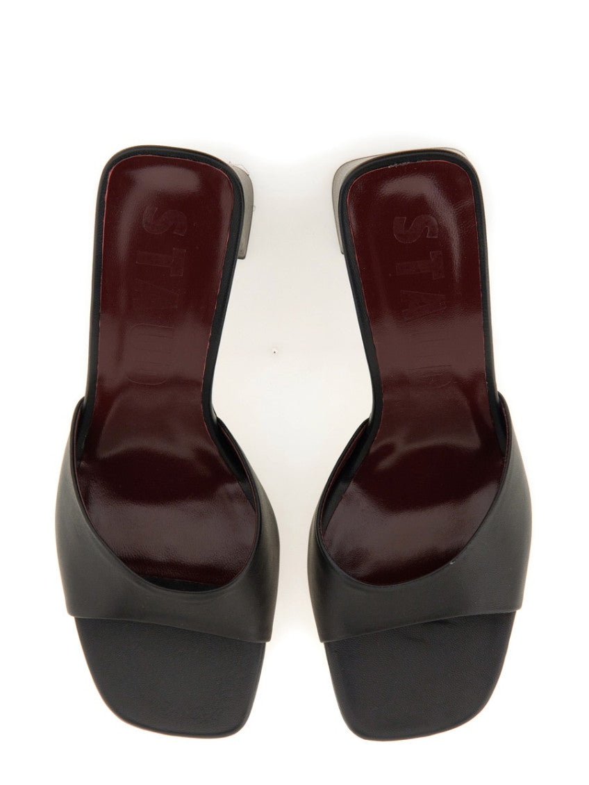 Black Leather Heel 5