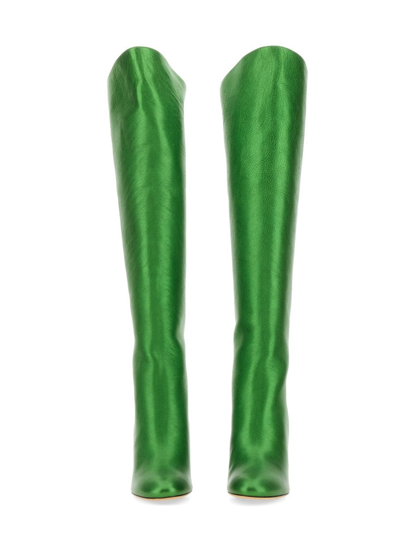 Green Leather Boots 2