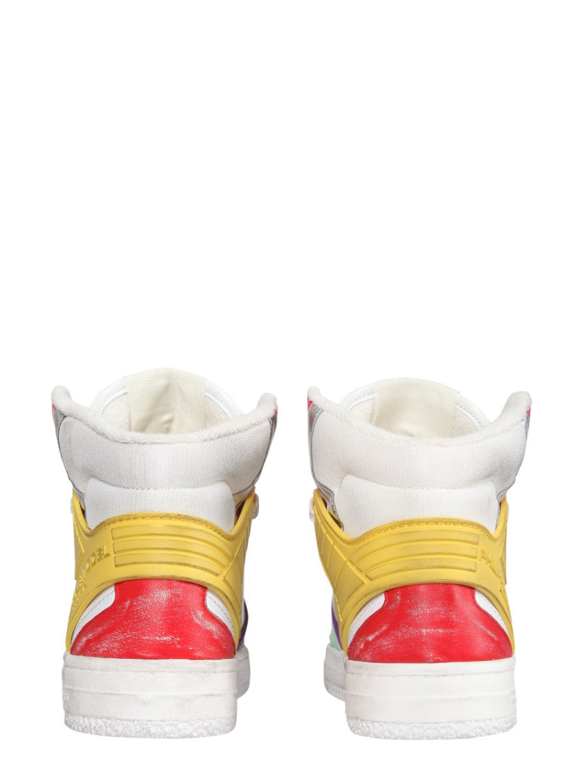 Multicolor Lace Up Sneakers 3