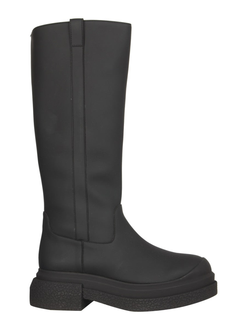 Black Leather Boots 1