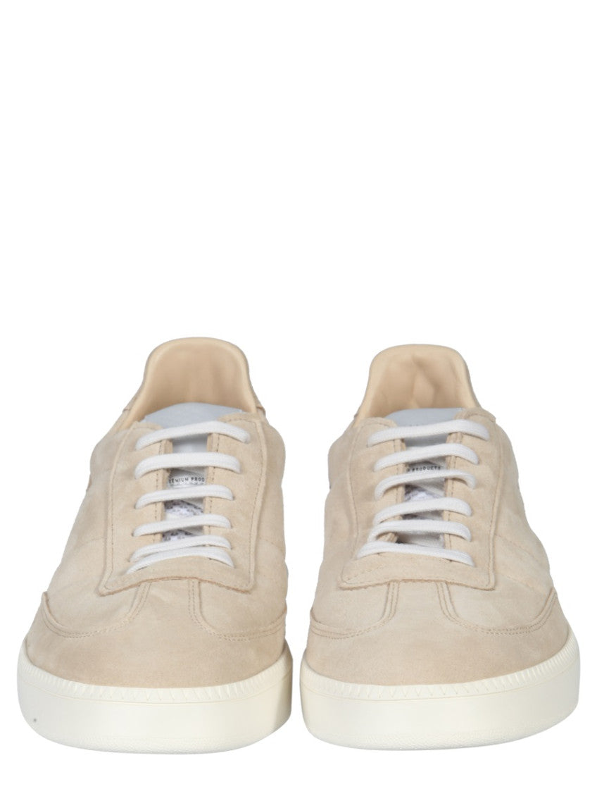 Beige Lace Up Sneakers 2