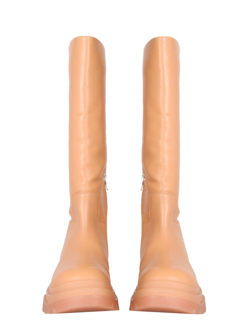 Brown Zip Boots 2
