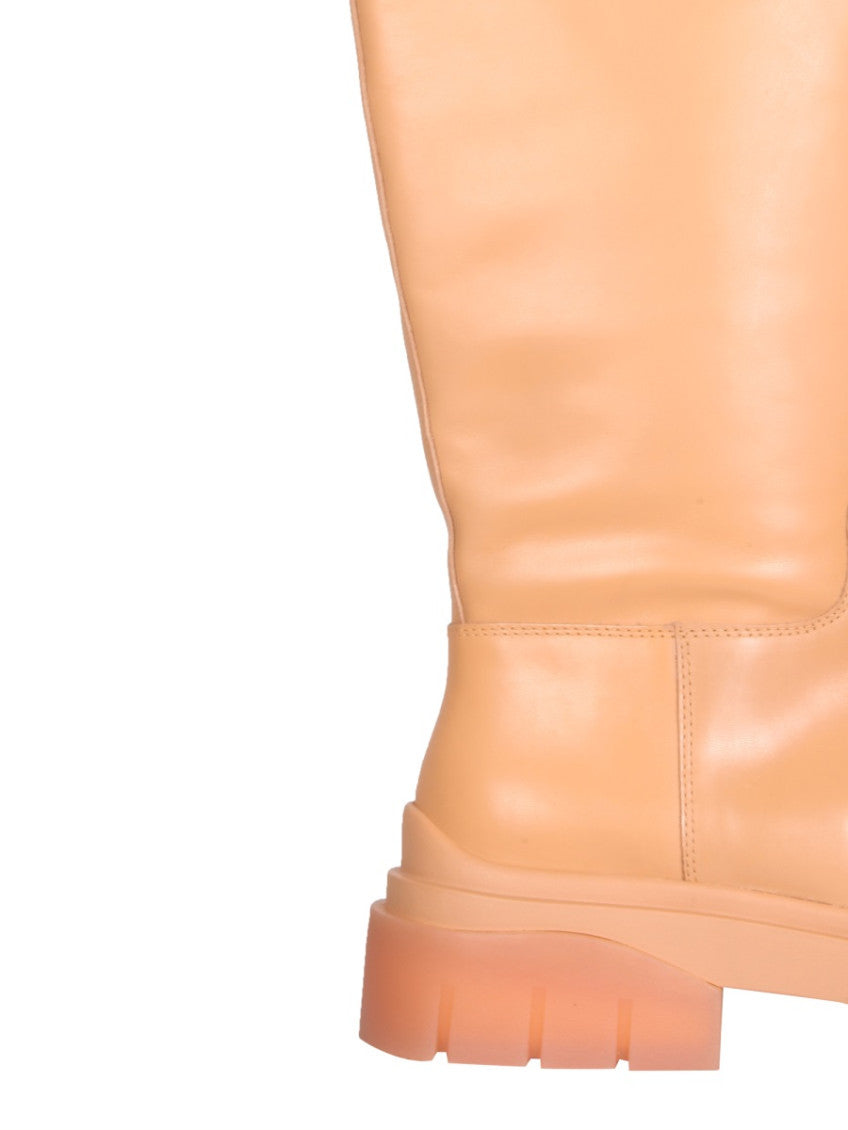 Brown Zip Boots 3