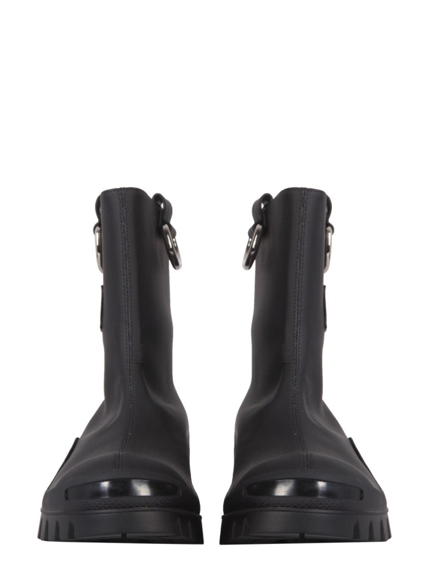 Black Logo Boots 2