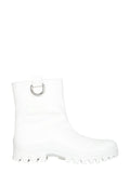 White Logo Boots 1