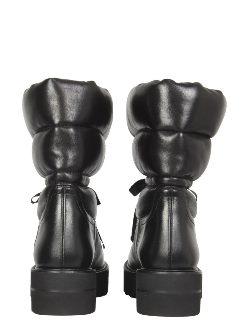Black Lace Up Boots 3