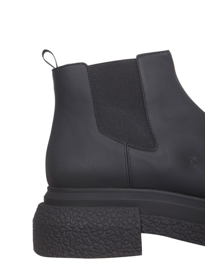 Black Slip On Boots 3