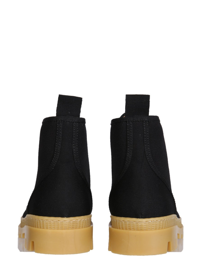 Black Lace Up Boots 3