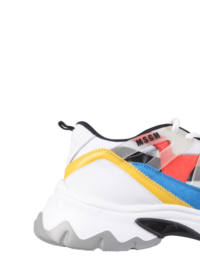 Multi Color Lace Up Sneakers 4