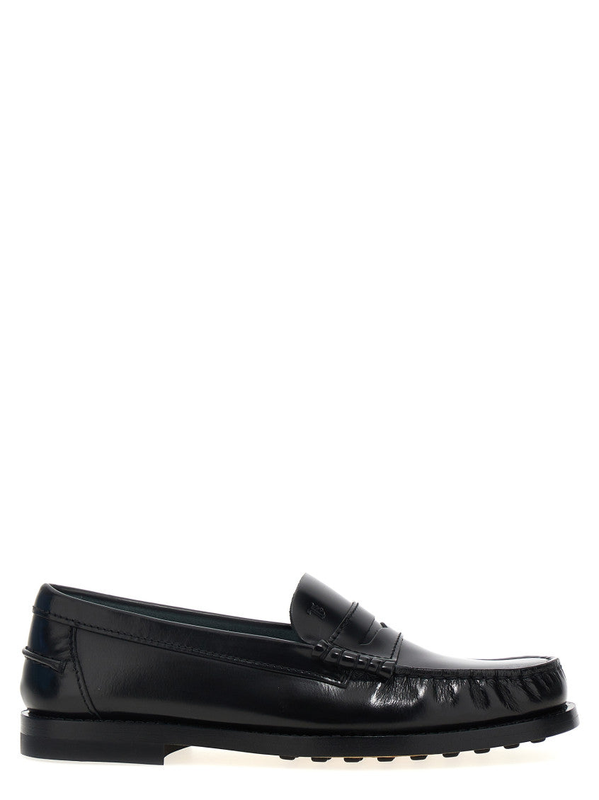 Black Leather Loafers 1
