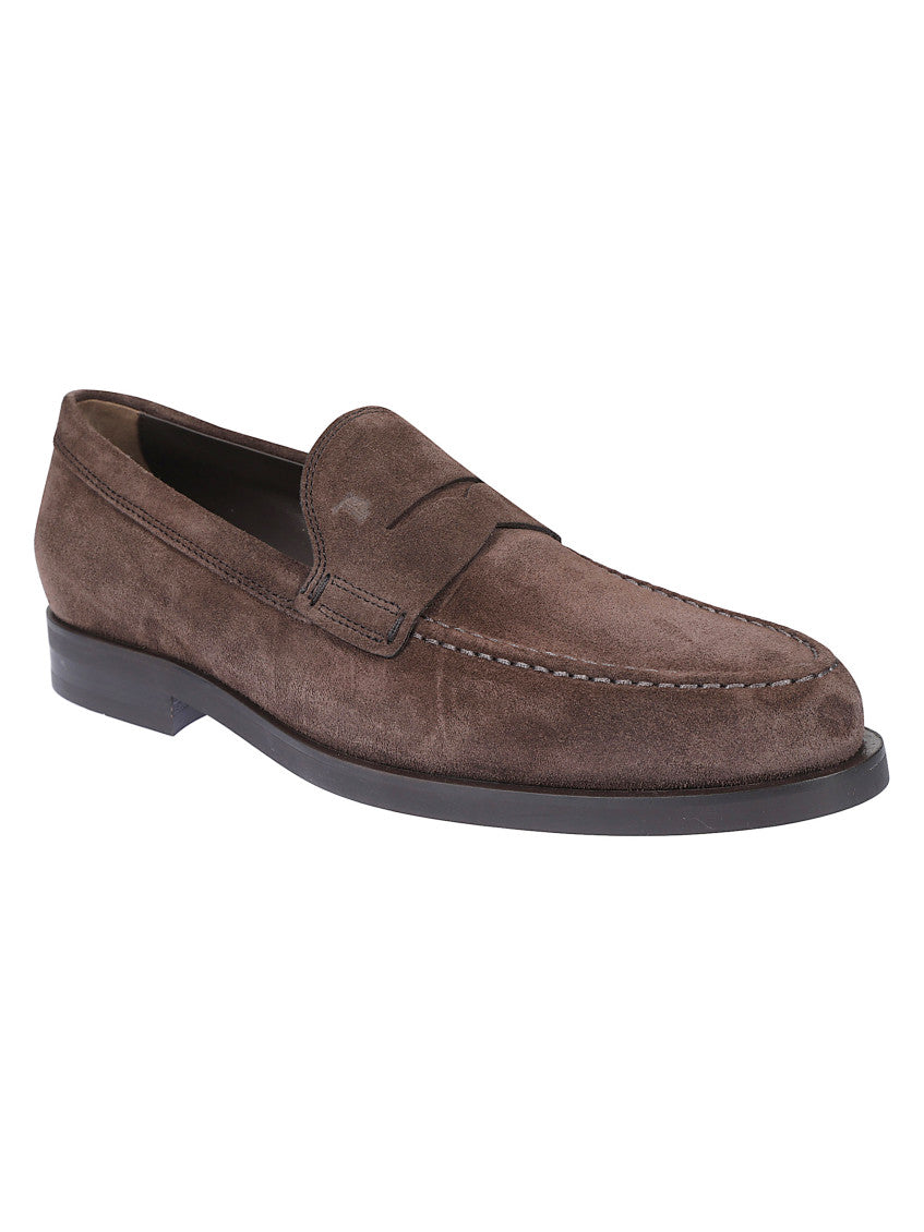 Brown Suede Loafers 2