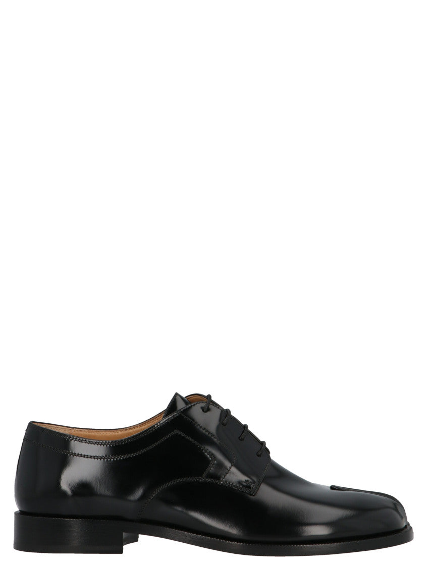 Black Tabi Lace Up Shoes 1