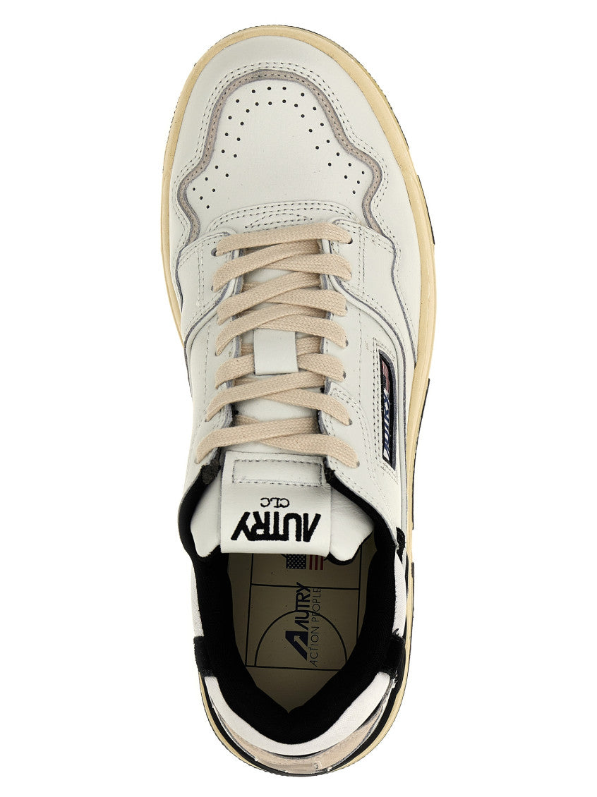 White Low Top Sneakers 3