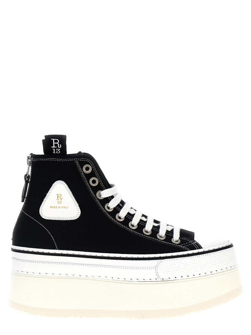 BlackWhite Courtney Sneakers 1
