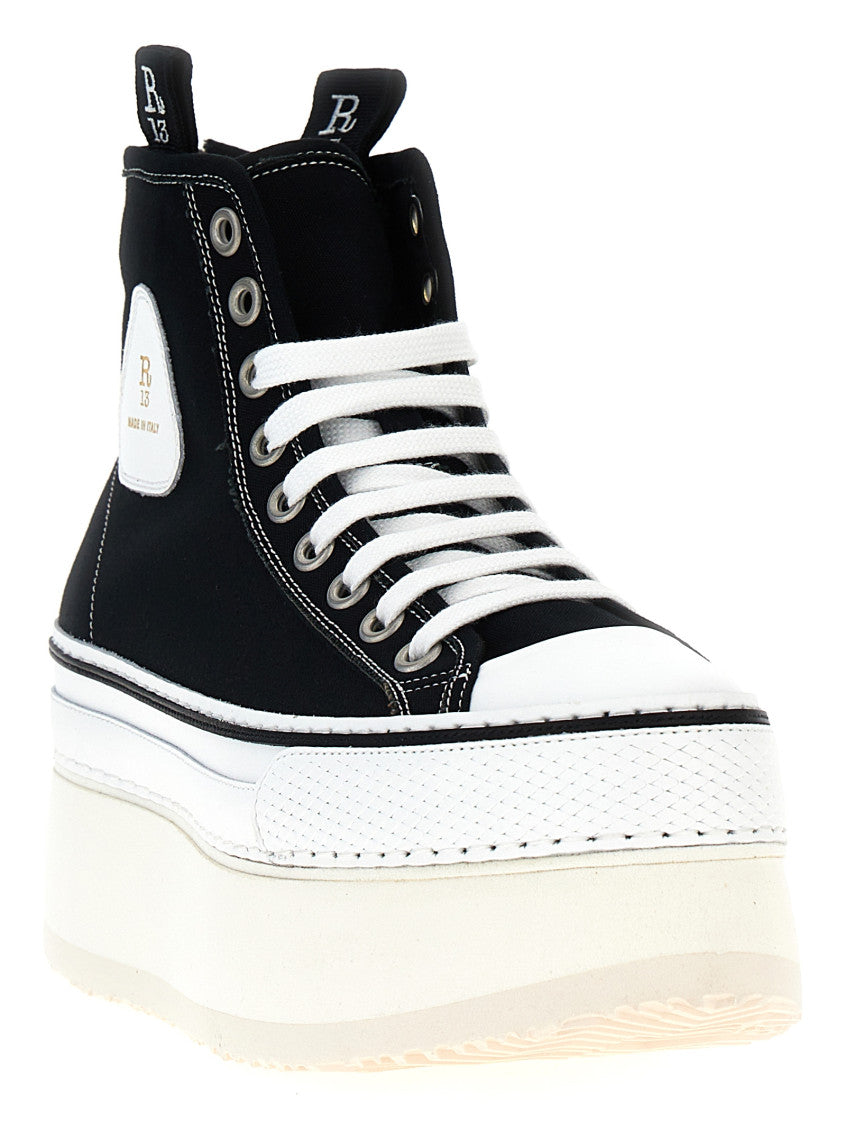 BlackWhite Courtney Sneakers 2