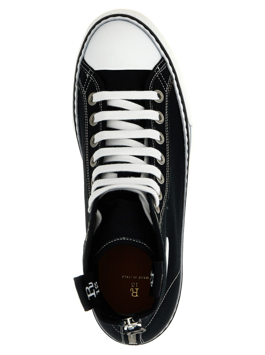 BlackWhite Courtney Sneakers 4