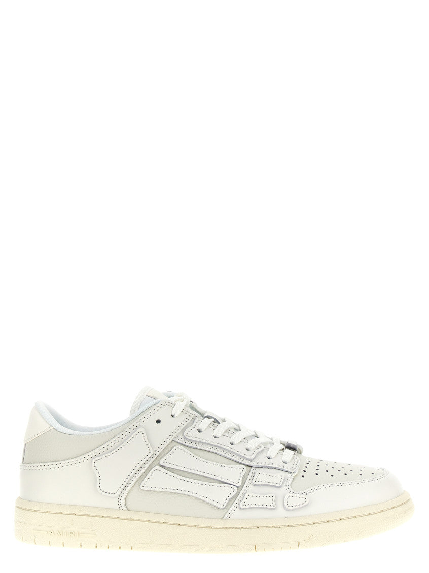 White Skel Low Top Sneakers 1