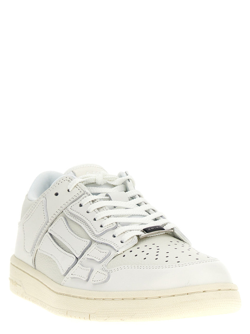 White Skel Low Top Sneakers 2