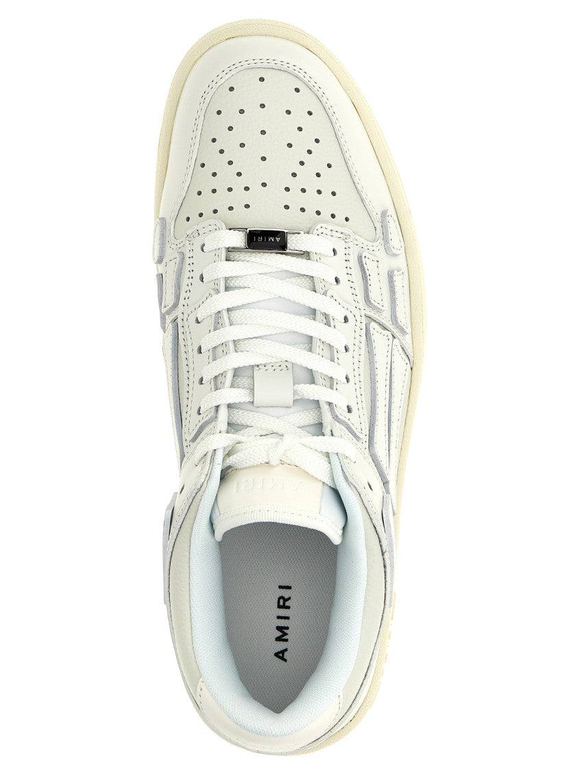 White Skel Low Top Sneakers 4
