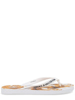 White Logo Slippers 1