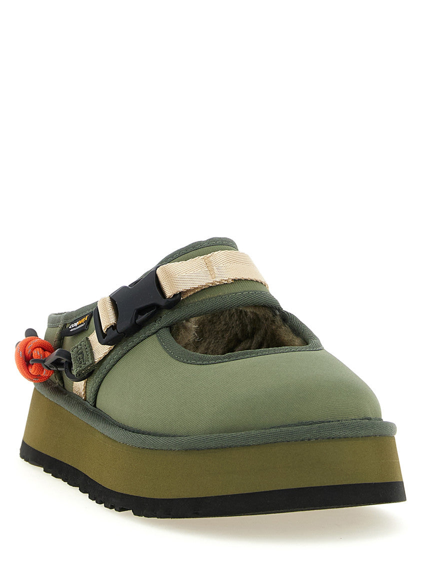 Green Solid Slippers 2