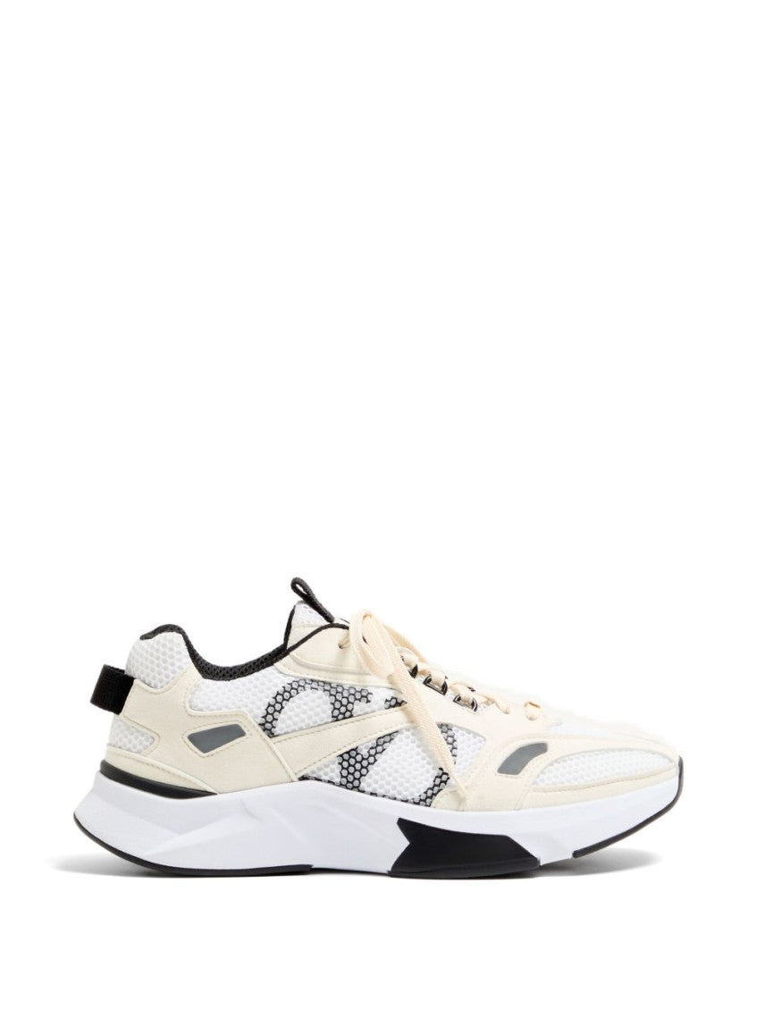 White Lace Up Sneakers 1