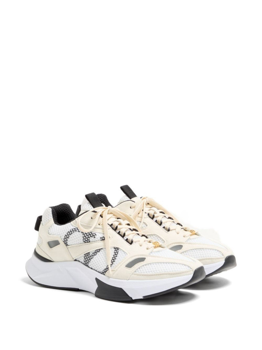 White Lace Up Sneakers 2