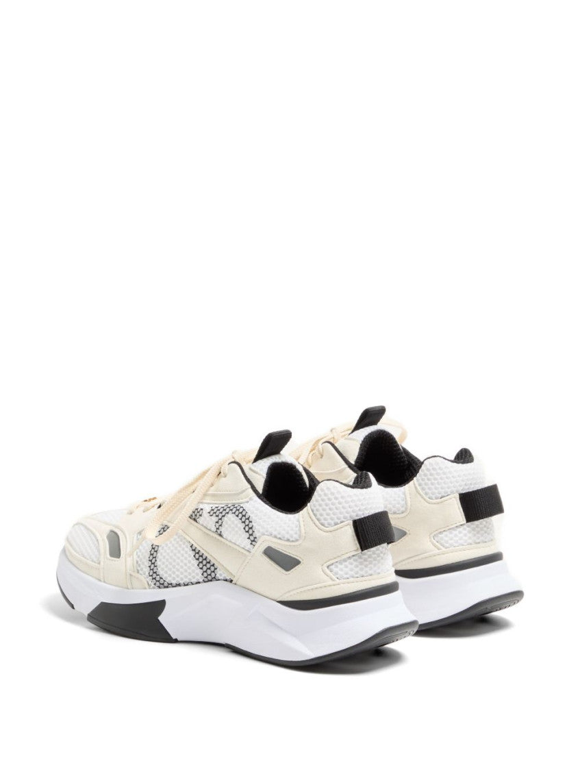 White Lace Up Sneakers 4