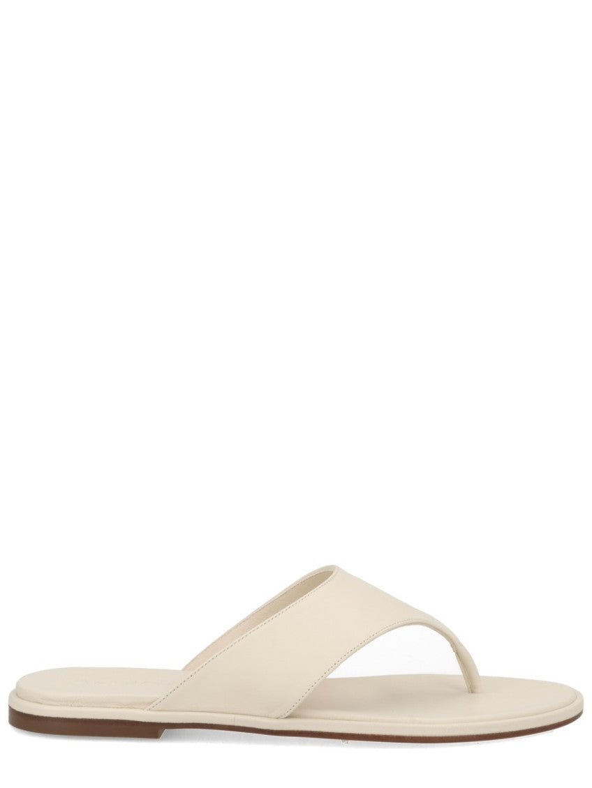 White Thong Sandals 1